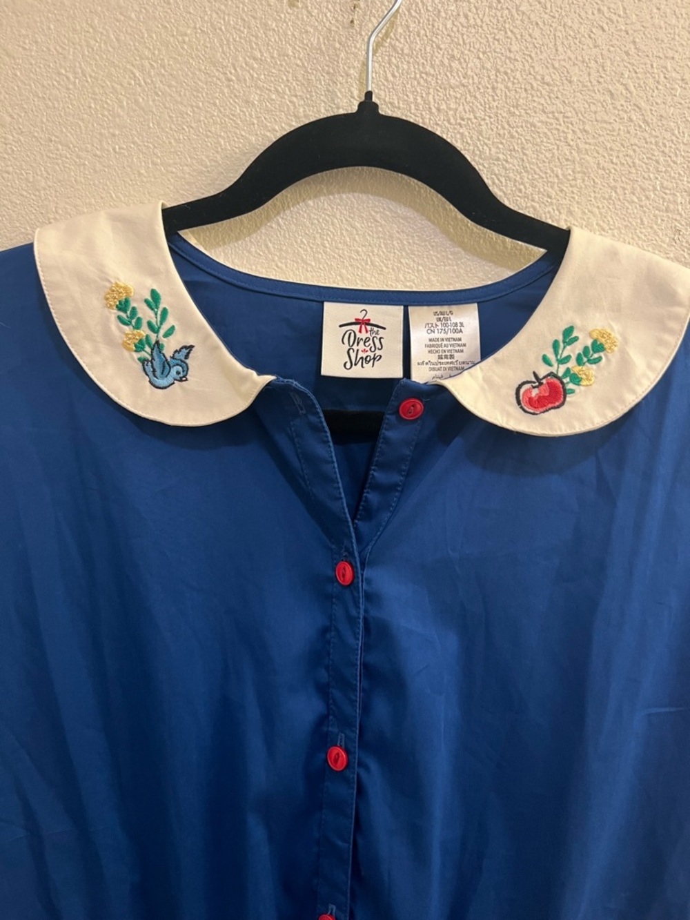 The Dress Shop, size Large Snow White peplum blouse - Picture 3 of 4
